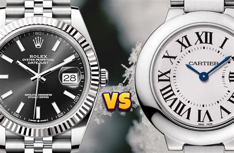 rolex vs cartier quartz.